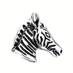 Vintage Horse Head Brooch Jewelry Suit Pin Collar Pin for Men