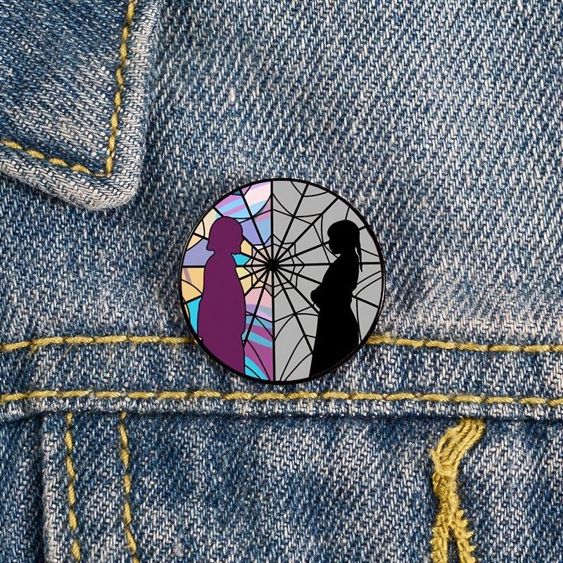 Gothic Style Character Brooch Clothes Backpack Pin