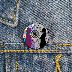 Gothic Style Character Brooch Clothes Backpack Pin