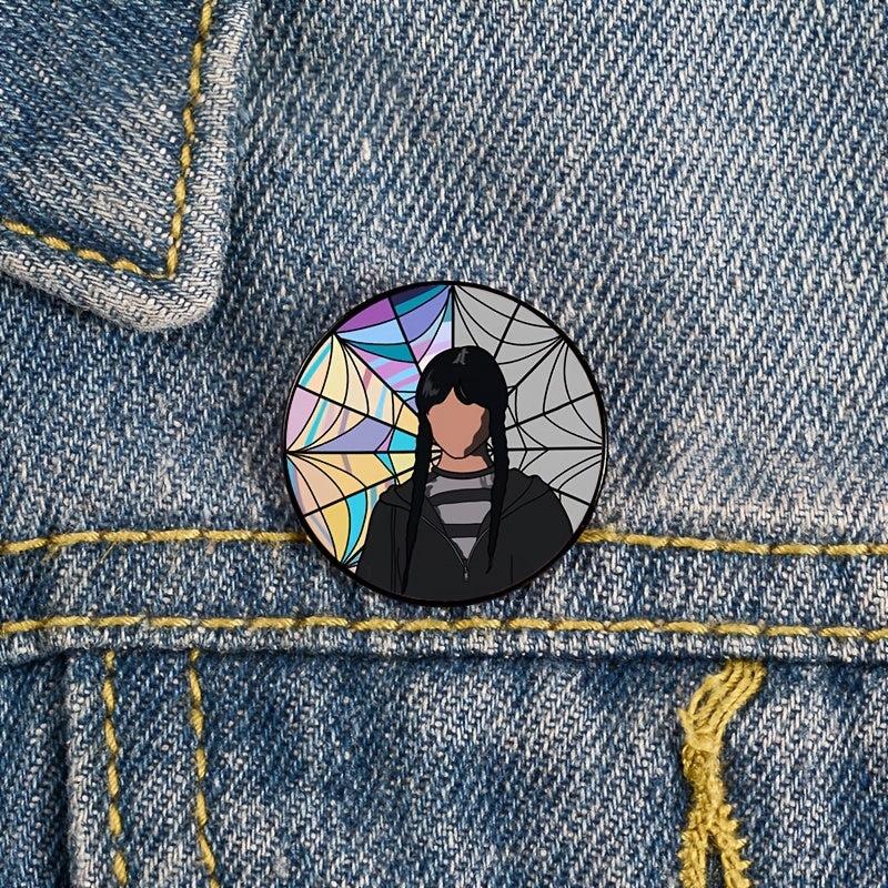 Gothic Style Character Brooch Clothes Backpack Pin