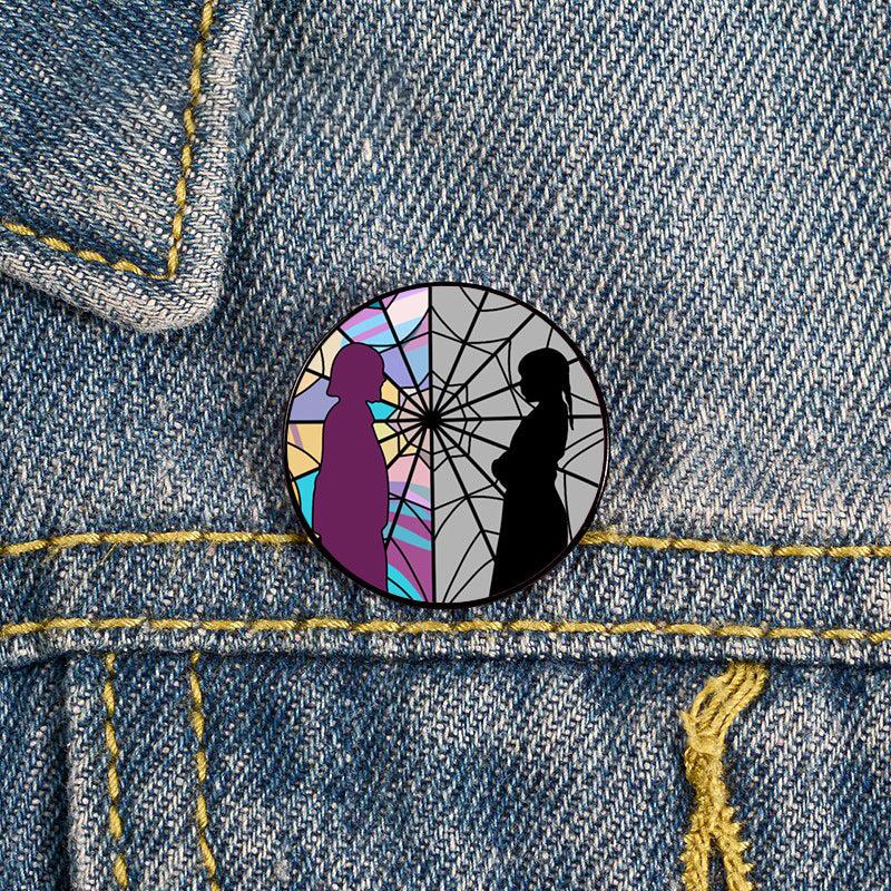Gothic Style Character Brooch Clothes Backpack Pin