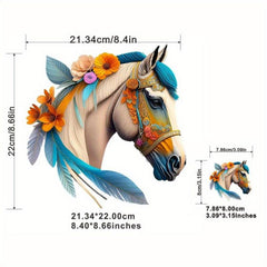Indian Horse Head HTV Iron-on Transfer Decals for Men