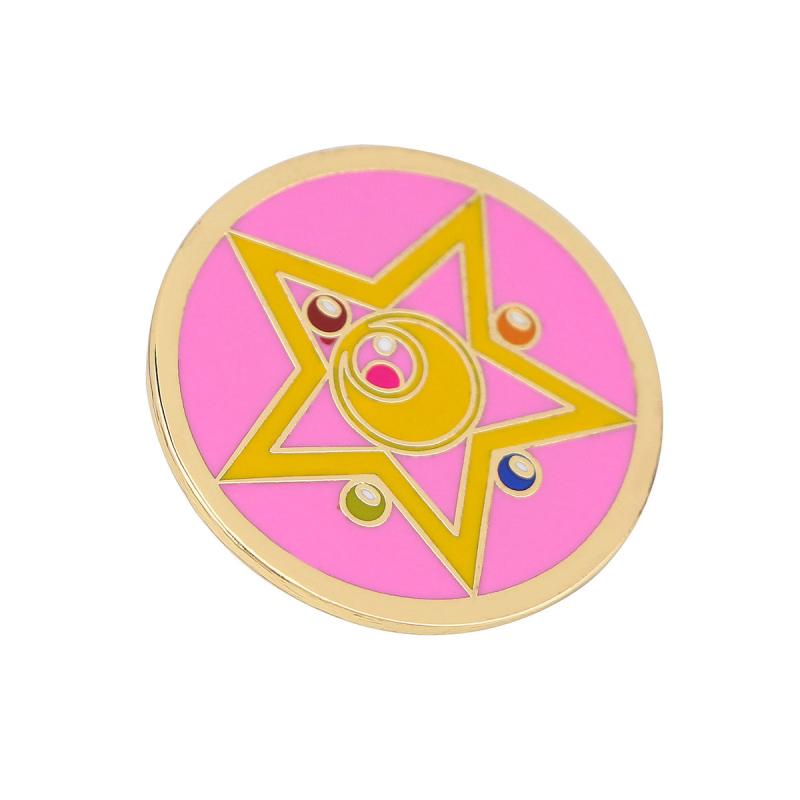 Stylish 5 Point Star Enamel Pins for Men