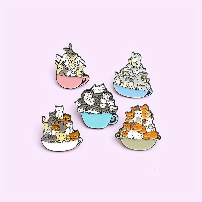 20pcs Cartoon Blind Box Brooch Accessories For Men Party Favors Birthday
