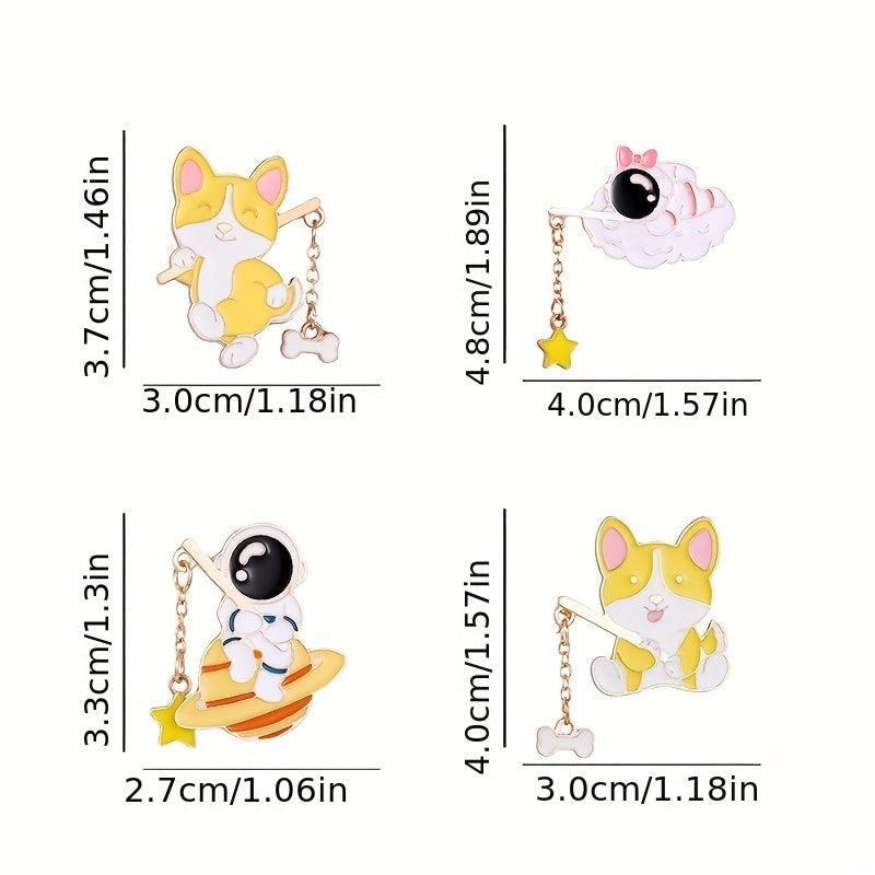 20pcs Cartoon Blind Box Brooch Accessories For Men Party Favors Birthday