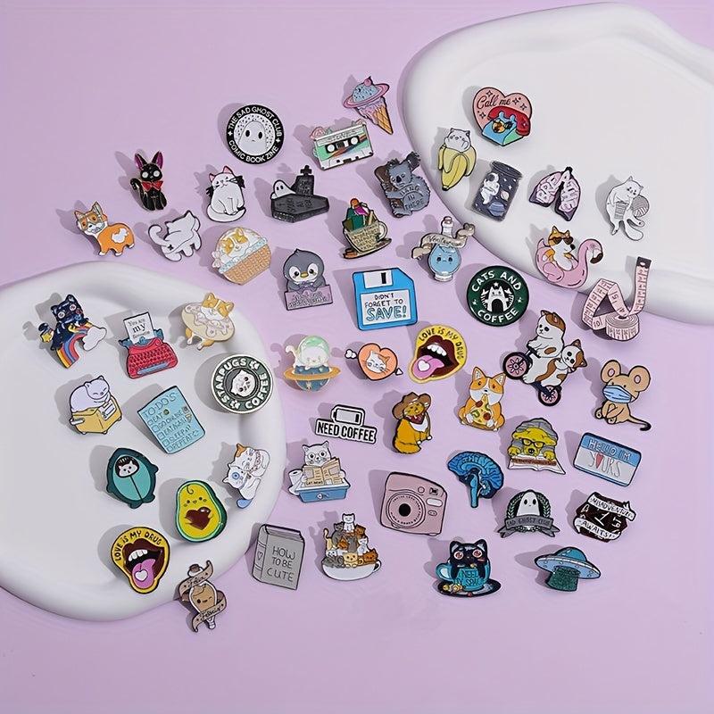 20pcs Cartoon Blind Box Brooch Accessories For Men Party Favors Birthday