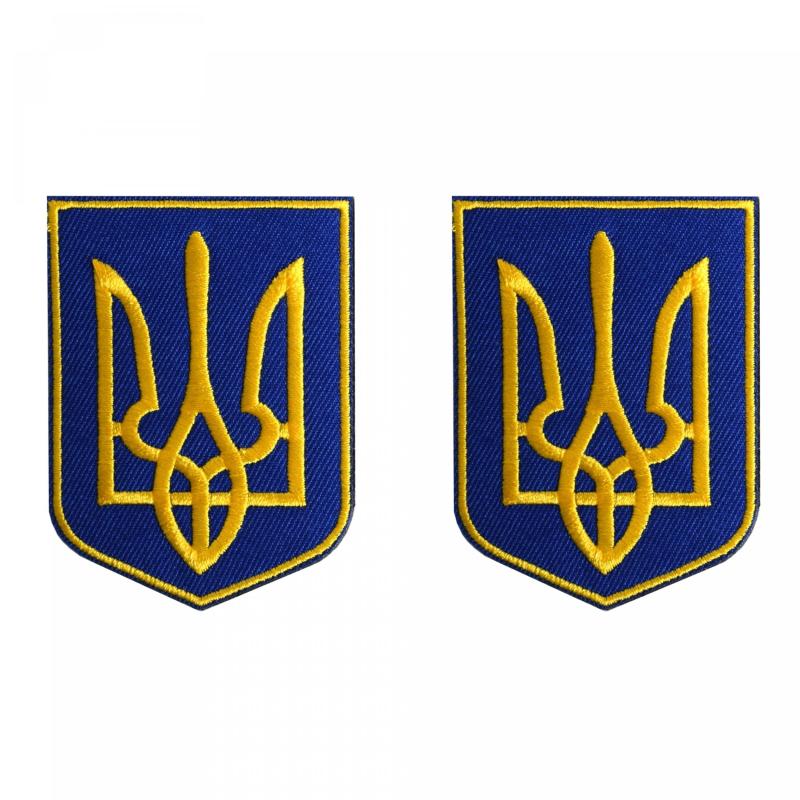 J CARP 2pcs Ukrainian Flag Hook and loop Patches