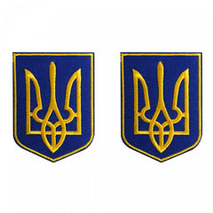 J CARP 2pcs Ukrainian Flag Hook and loop Patches