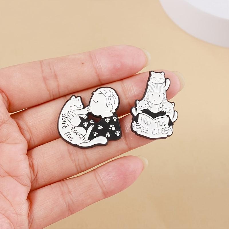 Stylish Cat Zinc Alloy Pin