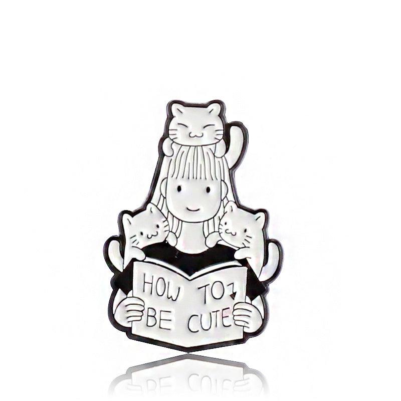 Stylish Cat Zinc Alloy Pin