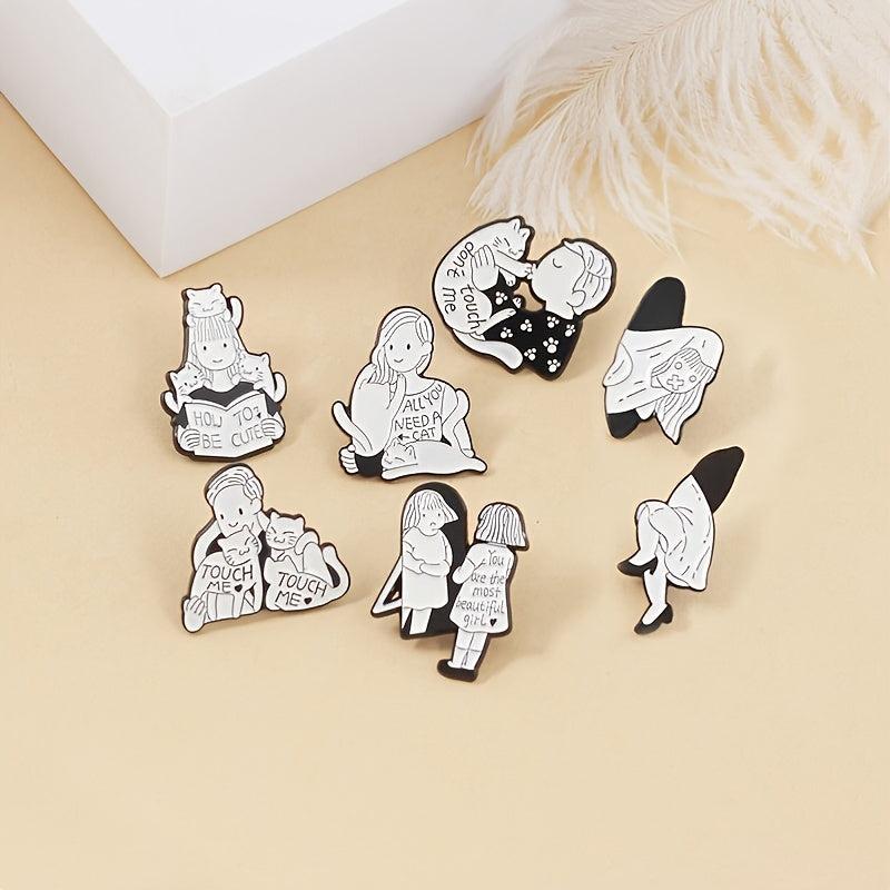 Stylish Cat Zinc Alloy Pin