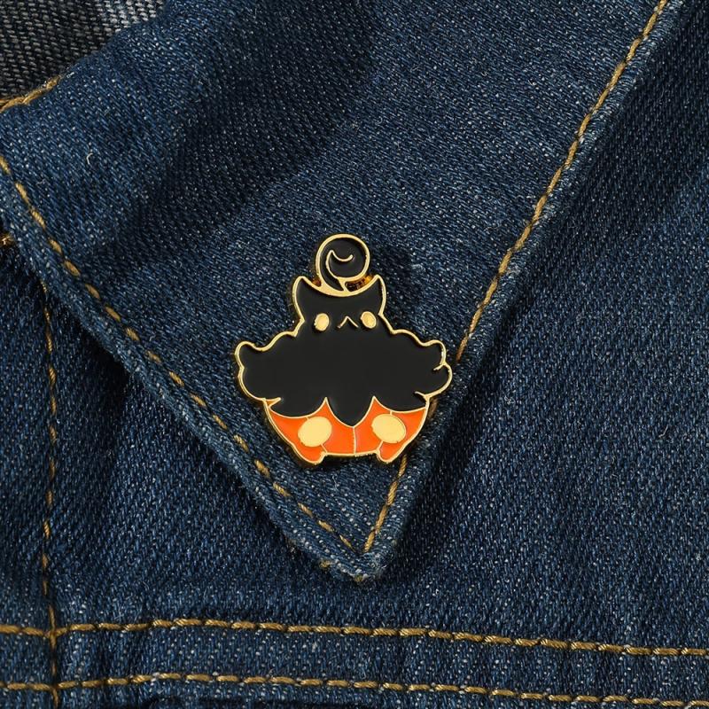 Halloween Ghost Pumpkin Brooch Holiday Jewelry Bag Accessories