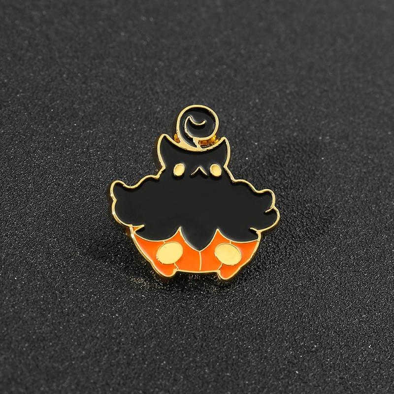 Halloween Ghost Pumpkin Brooch Holiday Jewelry Bag Accessories