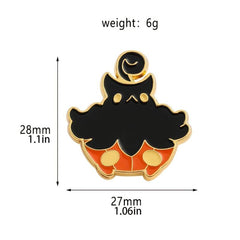 Halloween Ghost Pumpkin Brooch Holiday Jewelry Bag Accessories
