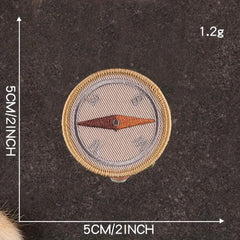 14pcs Cartoon Embroidery Patches Badges Round Ironing Stickers