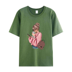 Coffee Ladies Patch for DIY Clothing Heat Transfer