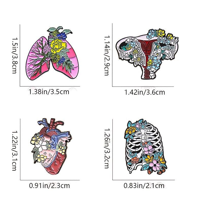 Men's Organ Plant Brooch