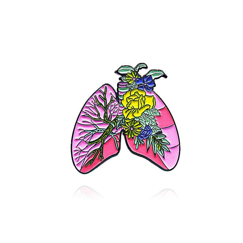 Men's Organ Plant Brooch