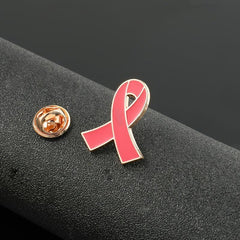 Red Ribbon Lapel Brooch HIV AIDS Prevention Pin