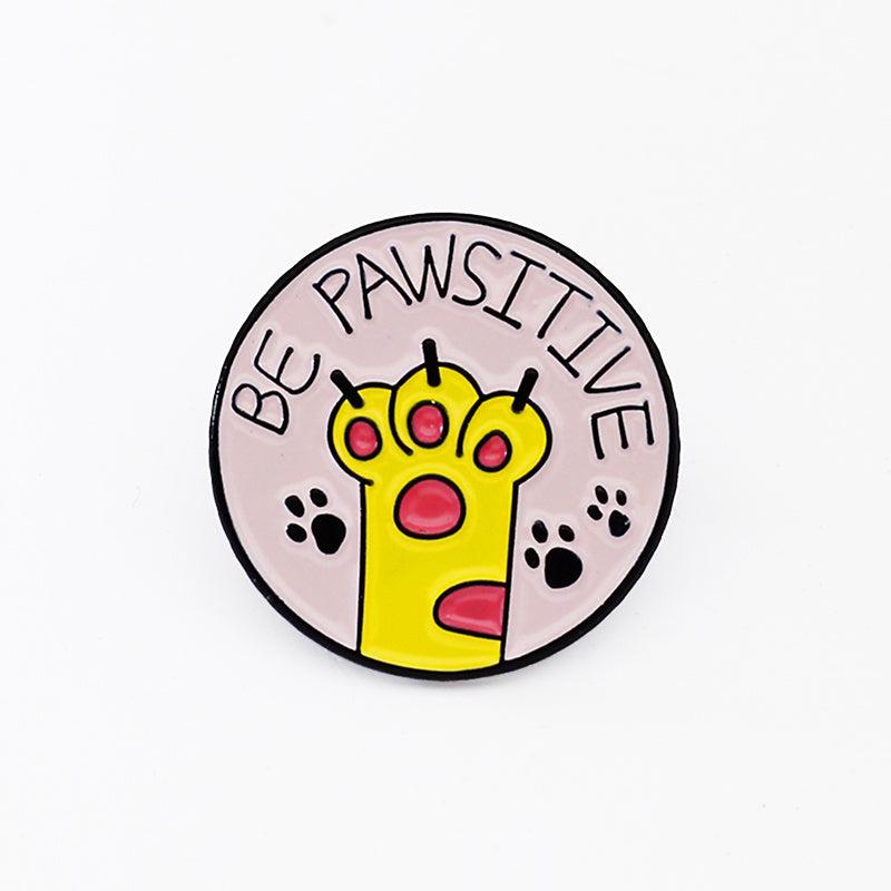Cartoon Cat And Dog Club Brooch For Men