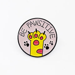 Cartoon Cat And Dog Club Brooch For Men