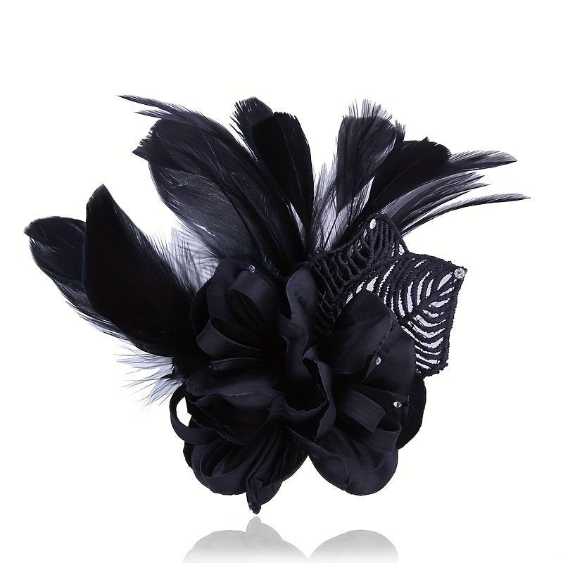 Flower Brooch Pin Corsage Headwear Hair Accessories Wedding Party