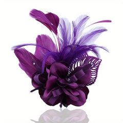 Flower Brooch Pin Corsage Headwear Hair Accessories Wedding Party