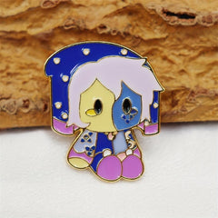 Anime Clown Metal Pin For Men Creative Cartoon Brooch For Men Bag