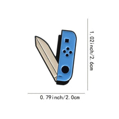 Game Handle Cartoon Brooch