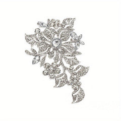 Gorgeous Flower Brooch Men's Party Prom Costume Accessories