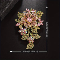 Gorgeous Flower Brooch Men's Party Prom Costume Accessories