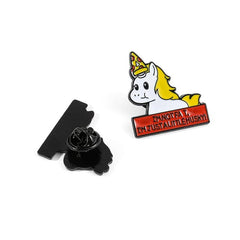 Cartoon Unicorn Enamel Chest Bag Accessory