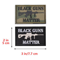 JCARP 2pcs Hook&Loop Embroidered Patches Tactical Badges For Men