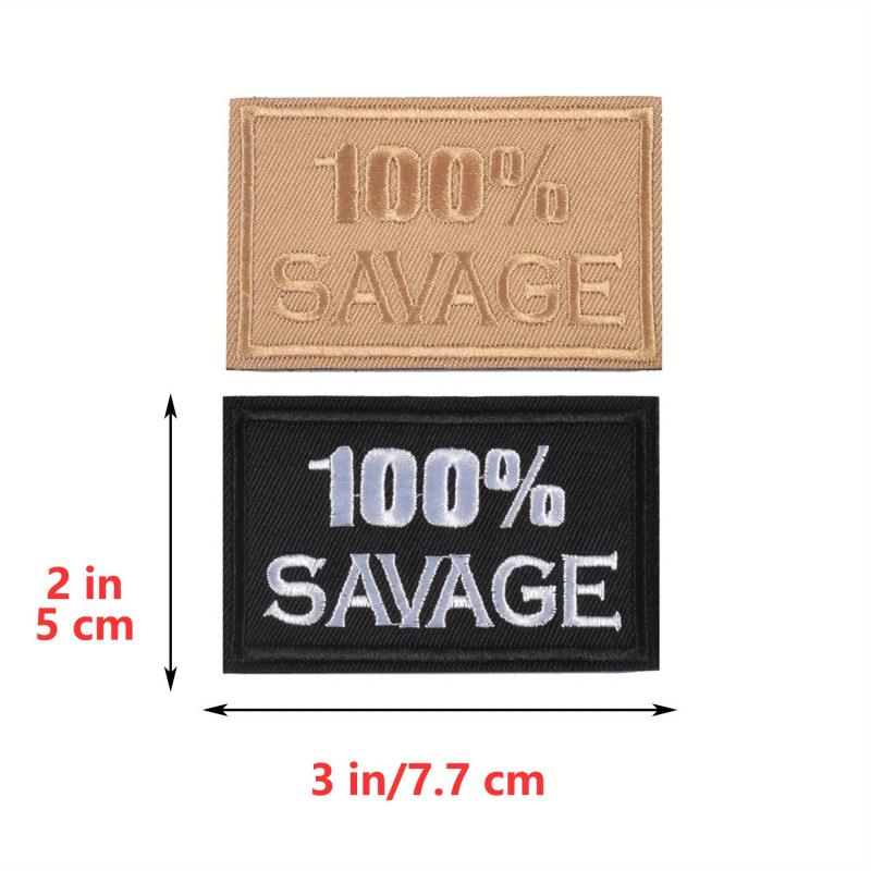 JCARP 2pcs Hook&Loop Embroidered Patches Tactical Badges For Men