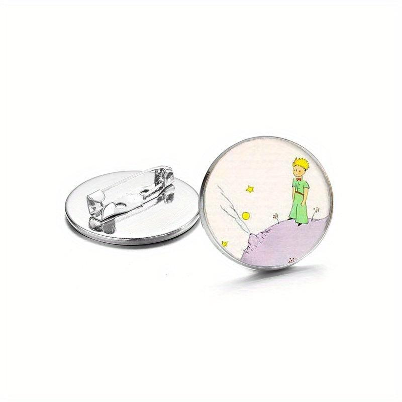 Little Prince Brooch Pins - Bronze/Silver