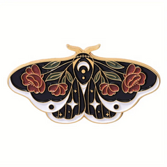 Butterfly Moon Enamel Pin Set - Anime Lapel Pin