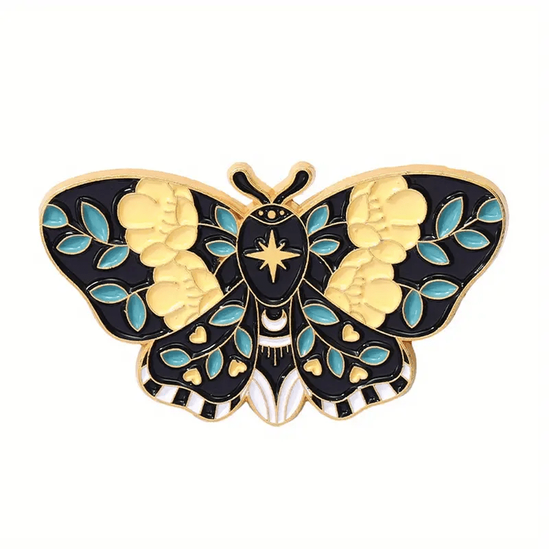 Butterfly Moon Enamel Pin Set - Anime Lapel Pin