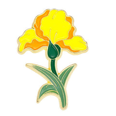 Lily Violet Flower Brooch For Men