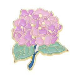 Lily Violet Flower Brooch For Men