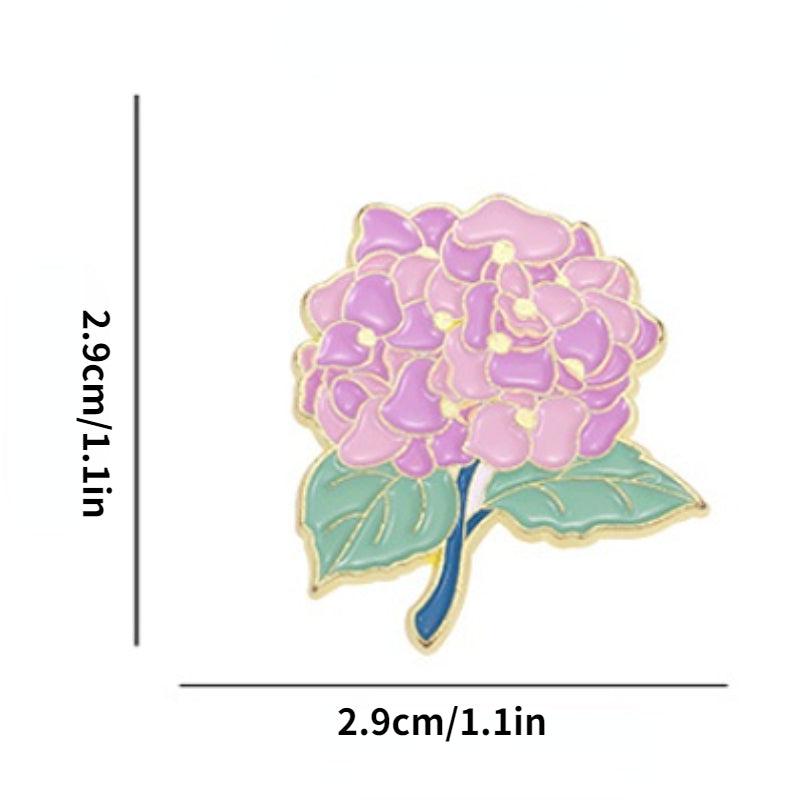 Lily Violet Flower Brooch For Men