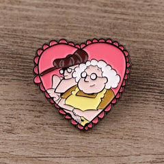 Vintage Cartoon Enamel Pin For Men Badges Brooches For Men