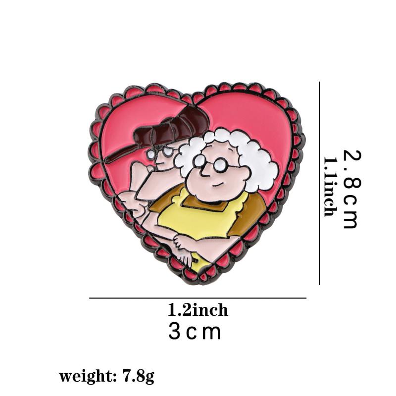 Vintage Cartoon Enamel Pin For Men Badges Brooches For Men