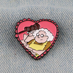 Vintage Cartoon Enamel Pin For Men Badges Brooches For Men