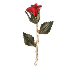 1pc Literary Retro Pin Rose Flower Brooch High-end Corsage Gift
