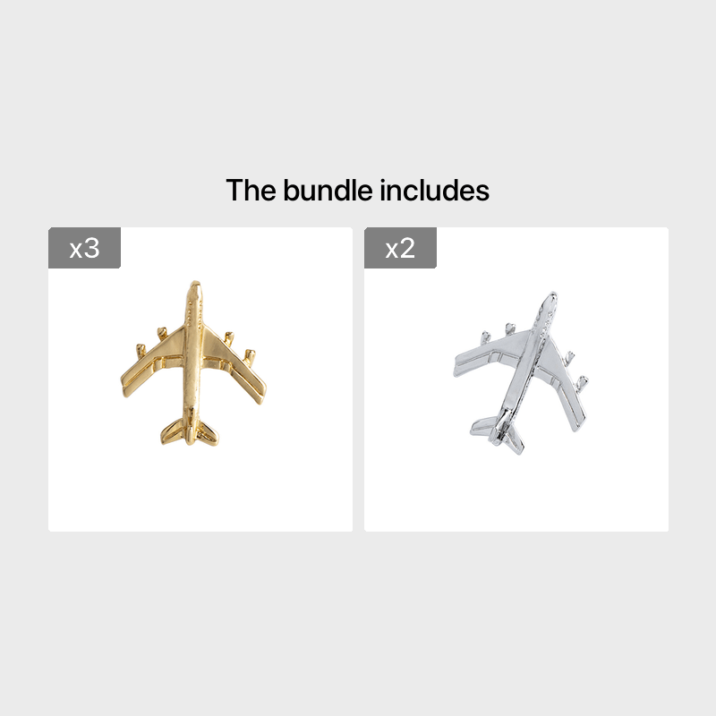 Airplane Brooch Japanese All Match Coat Decoration Retro For Men