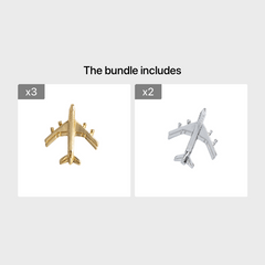 Airplane Brooch Japanese All Match Coat Decoration Retro For Men