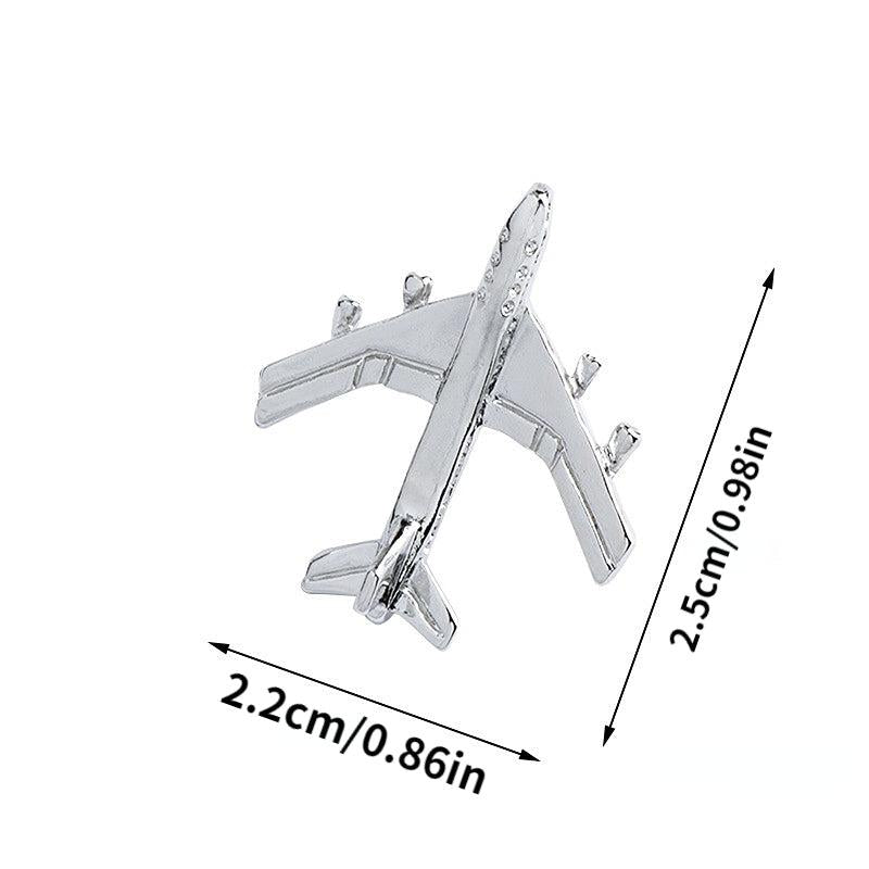 Airplane Brooch Japanese All Match Coat Decoration Retro For Men
