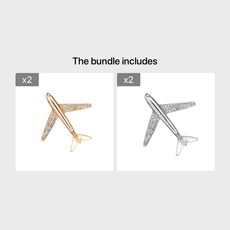Aircraft Brooch For Men