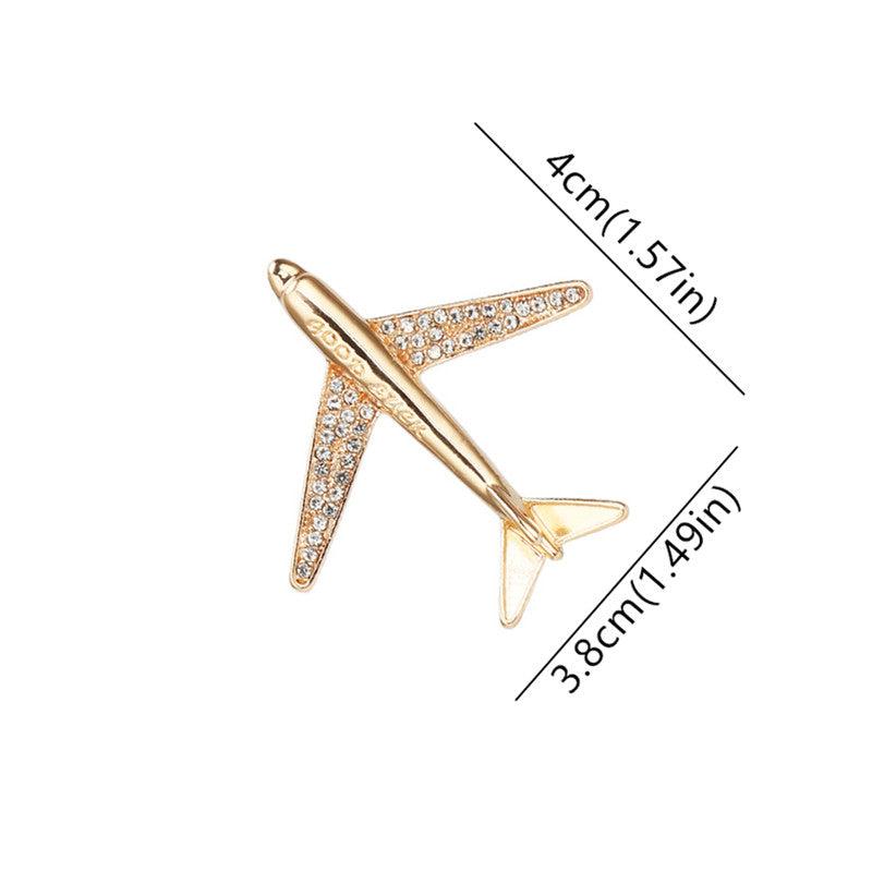 Aircraft Brooch For Men