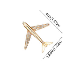 Aircraft Brooch For Men
